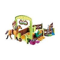 Playmobil Spirit 9478 Lucky & Spirit met Paardenbox - thumbnail