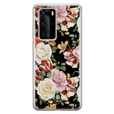 Huawei P40 Pro siliconen hoesje - Flowerpower Huawei P40 Pro siliconen hoesje - Flowerpower
