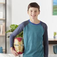 Iron Man elektronisch masker met bewegend vizier, met lichteffecten, Voor kinderen om zich te verkleden als hun favoriete held, Vanaf 5 - thumbnail