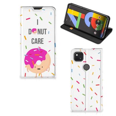 Google Pixel 4a | Flip Style Cover | Donut Roze Google Pixel 4a | Flip Style Cover | Donut Roze