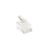 ACT TD108 RJ45 (8P/8C) Modulaire Connector voor Platte Kabel - 25 stuks - thumbnail