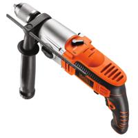 BLACK+DECKER KR911K 910W Klopboormachine in koffer | Koffer | Zijhandgreep | Dieptestop - KR911K-QS - thumbnail
