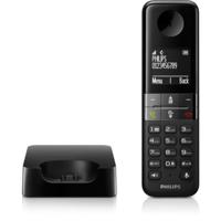 Philips D4701B Draadloze telefoon met 16 uur gesprekstijd, 4,6 cm display en hands-free bellen - thumbnail