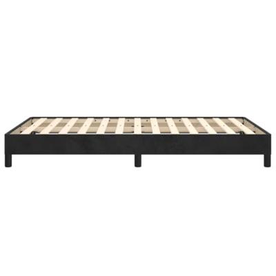 Bedframe zonder matras 120x200 cm fluweel zwart