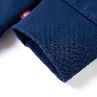 Kindertrui met egelprint 104 marineblauw