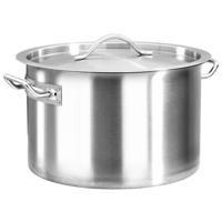 VidaXL Kookpan 32 l 40x26 cm roestvrij staal - thumbnail