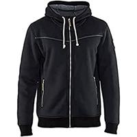 Blåkläder 4933 Hoodie met rits gevoerd zwart - maat XL - thumbnail