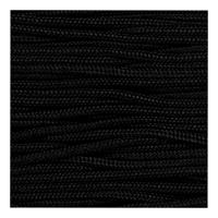 Creativ Company Macramé koord, dikte 1 mm, zwart, 10 m/ 1 rol - thumbnail