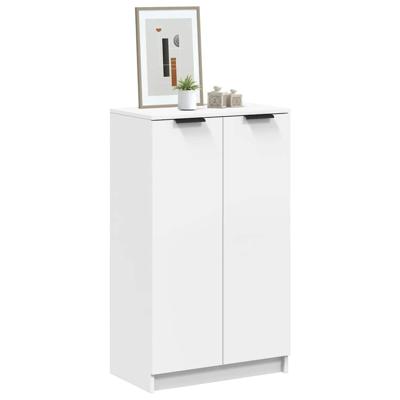 VidaXL Schoenenkast 59x35x100,5 cm bewerkt hout wit VidaXL Schoenenkast 59x35x100,5 cm bewerkt hout wit