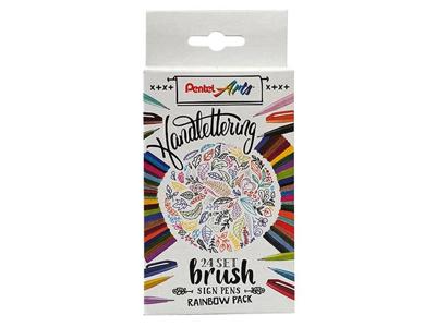 Brushpen pentel sign ses15c rainbow assorti Brushpen pentel sign ses15c rainbow assorti