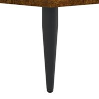 Bedframe bewerkt hout gerookt eikenkleurig 75x190 cm - thumbnail