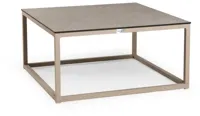 Tierra Outdoor bijzettafel rio coffee table large trespa ophira 80x80x40cm champagne - thumbnail