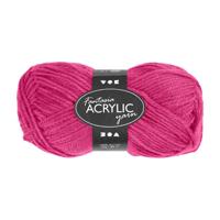 Creativ Company Acrylgaren neon - neon roze, 50gr - thumbnail