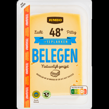 Jumbo Belegen Kaas 48+ Voordeelverpakking Plakken 400 g