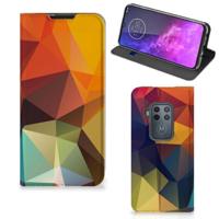 Motorola One Zoom Stand Case Polygon Color - thumbnail