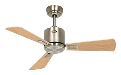 CasaFan ECO NEO III 92 MA-AH/BU WiFi Flügel Ahorn/Buche Plafondventilator 12 W (Ø x h) 92 cm x 360 mm Antiek-messing Met afstandsbediening, Timer, Met