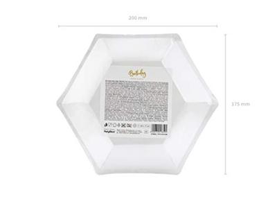 Bordjes 50th Birthday Goud - 6 Stuks