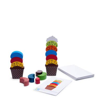 BS Toys ijs creaties hout balans en stapelspel