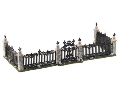 Lemax bat fence gate, set of 5 accessoire Spooky Town 2020