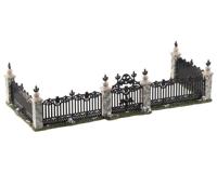 Lemax bat fence gate, set of 5 accessoire Spooky Town 2020 - thumbnail