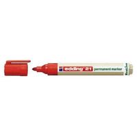 Viltstift edding 21 EcoLine rond rood 1.5-3mm | 10 stuks - thumbnail