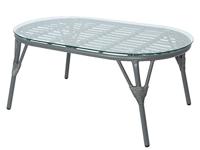 Evora loungeset wicker grijs Decoris - Decoris - thumbnail