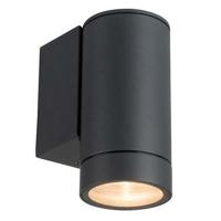 LED's Light Muurlamp voor buiten - GU10 fitting - IP44 waterbestendig - Antraciet - Model Carpi - thumbnail