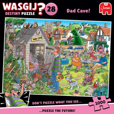 Wasgij Destiny 28 De Mancave van Pa! Puzzel 1000 stukjes