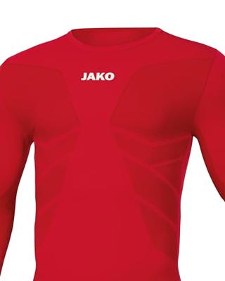 JAKO 6455 Longsleeve Comfort 2.0 - Sportrood - 3XS