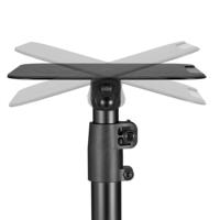 My Wall HS31L Luidsprekerstaander 2-voudig Zwart Kantelbaar, In hoogte verstelbaar - thumbnail