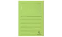 Exacompta L-map met venster Forever, pak van 100 stuks, lichtgroen - thumbnail