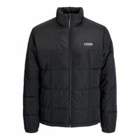 Heren Sportjas Jack & Jones Jjben Square Zwart - Maat: M - thumbnail