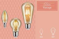 Paulmann 28708 LED-lamp Energielabel F (A - G) E14 Kaars 2.6 W = 26 W Goud (Ø x h) 35 mm x 98 mm 1 stuk(s) - thumbnail