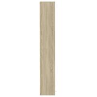 Dressoir met LED 36x32,5x200cm bewerkt hout sonoma eikenkleurig - thumbnail
