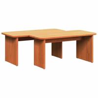 Salontafel 2 pcs Wasbruin Massief grenenhout - thumbnail