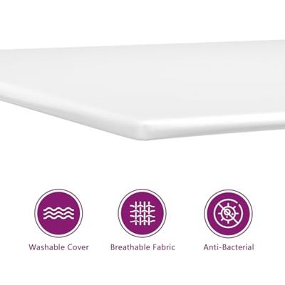 Boxspring met matras kunstleer zwart 160x200 cm