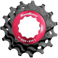 Sturmey-Archer Europa N.V. Sunrace sluitring met kransjes 12v 10/12/14t zwart - thumbnail