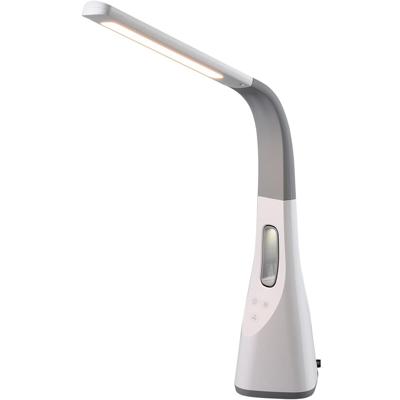 LED Bureaulamp met Ventilator - Dimbare Tafelverlichting 5W - Mat Wit