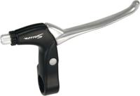 Remgreepset Saccon voor rollerbrake - 4 vingers - zwart / zilver - thumbnail