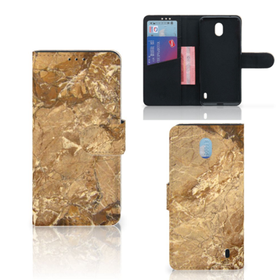 Nokia 1 Plus | Bookcase | Marmer Creme