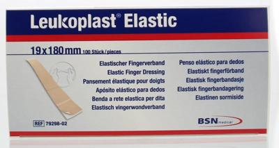 Leukoplast Elastic Vingerpleisters 19x180mm Leukoplast Elastic Vingerpleisters 19x180mm