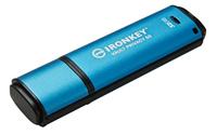 Kingston IronKey Vault Privacy 50 Series USB-stick Retail 32 GB Zwart/blauw IKVP50/32GB USB-A 3.2 Gen 1 - thumbnail