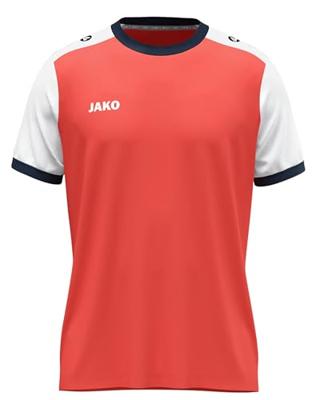 JAKO 4270 Shirt Dynamic Km - Koraal/Wit/Marine - M