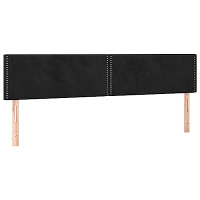 Boxspring met matras en LED fluweel zwart 200x200 cm