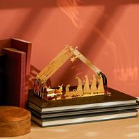 Alessi BARK for Christmas Sfeerlichtje Kerststal RVS - thumbnail