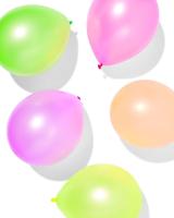 HEMA Ballonnen 23cm neon - 10 stuks - thumbnail