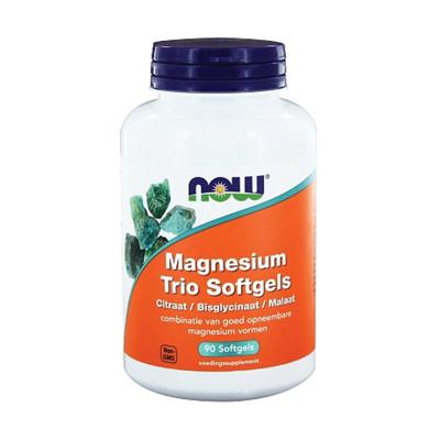 NOW Magnesium Trio Softgels