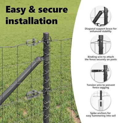 VidaXL Hek met paal grijs 1 x 10 m staal en pvc