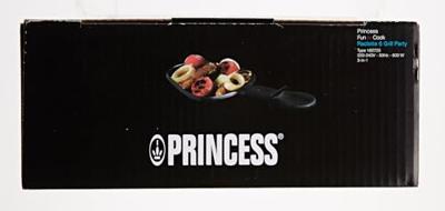 Princess 162725 Gourmetset/Raclette 6 Persoons Zwart