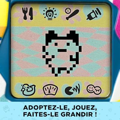 Tamagotchi - BANDAI - Origineel Tamagotchi - Memphis Style - virtueel elektronisch huisdier met kleurenscherm, 3 knoppen en spelletjes